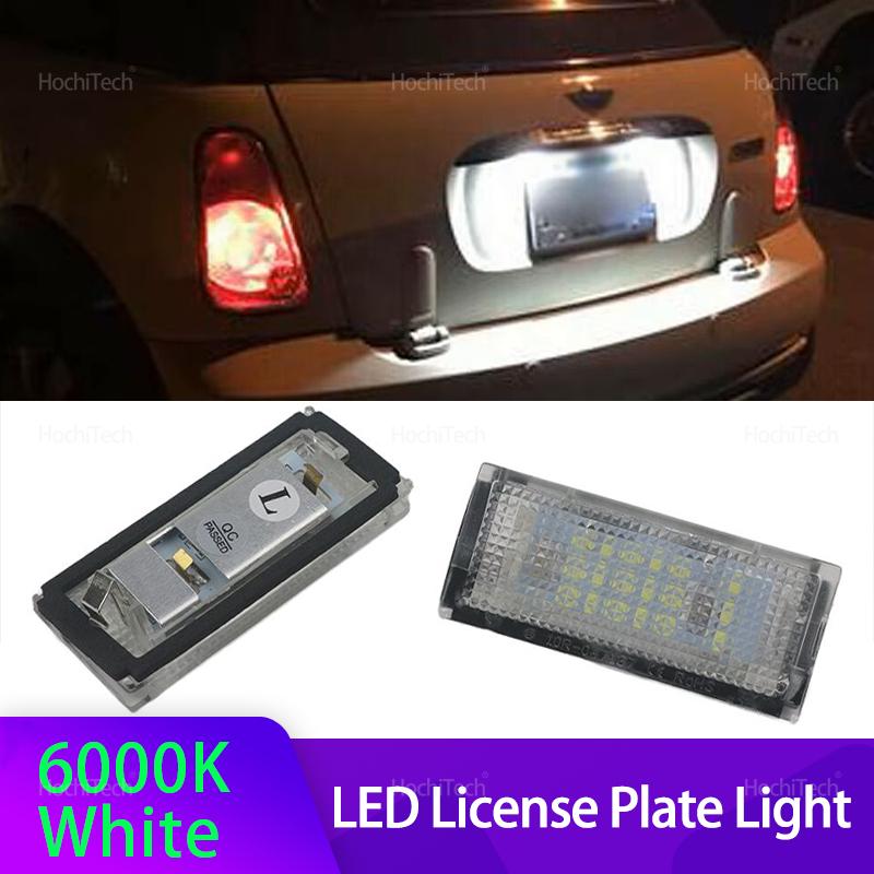 2pcs LED License Plate Light Canbus Number Lamp No Error For BMW Mini Cooper ONE R50 Convertible R52 S R53