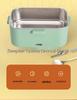 Dual-Use Portable Electric Heating Lunch Box for Car and Home - Water-Free Insulation, Plug-In Design.