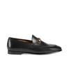Gucci Jordaan Horsebit Casual Loafer Shoes Women's Black