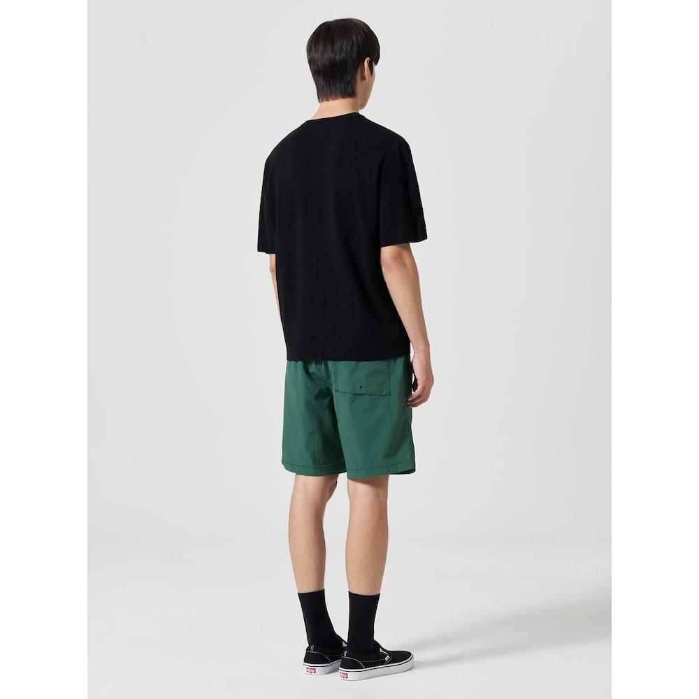 8SECONDS Half Milano Round Neck Short Sleeve Knit Navy (424751Ly2R)