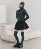 GROVE Grvr Sports_Knit Zip-Up_Charcoal