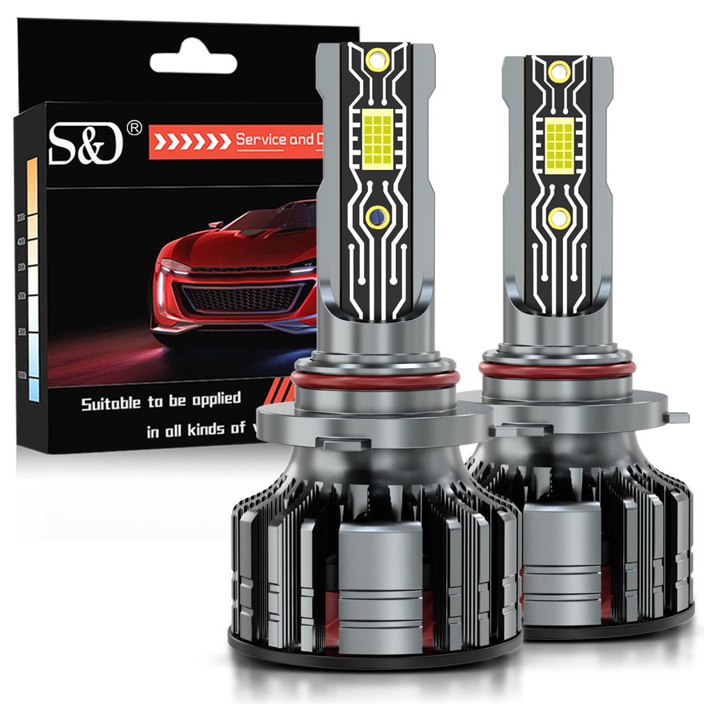 

2 шт. Суперяркие 30000 лм H4 LED 30-ядерные CSP лампы для автомобильного света H7 H8 H11 H1 9005 9006 HB3 HB4 LED фара для автомобильной лампы 12 В CANBUS 6500K Белый 9005 HB3