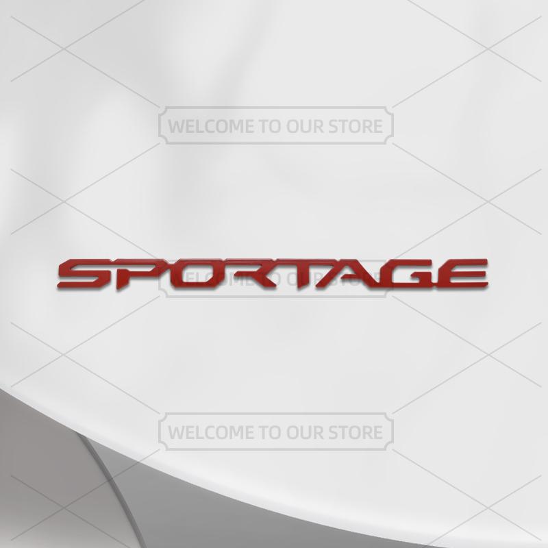 AANC1 Car 3D Metal For KIA Sportage Carnival Seltos GDI GT Line Body Emblem Badge Decals Auto Tail Sticker Decorative Accessories