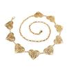 Lover Heart Tassle Waist Chain Belt for Women Punk Gothic Y2K Dress Jeans Waistband