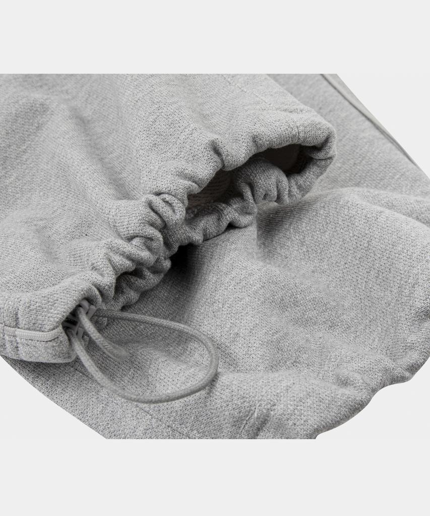 LETTERCOMO Heavy Cotton Piping Wide Sweatpants Gray