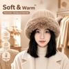 Windproof Knit Beanie Hat Cold-Resistant Warm Knitted Cap Stylish Slouchy Winter Hat  Outdoor Wear