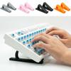 1 Pair New Portable Keyboard Elevated Stand Accessories Raised Keyboard Angle Computer Keyboard Riser Plastic Monitor Holder