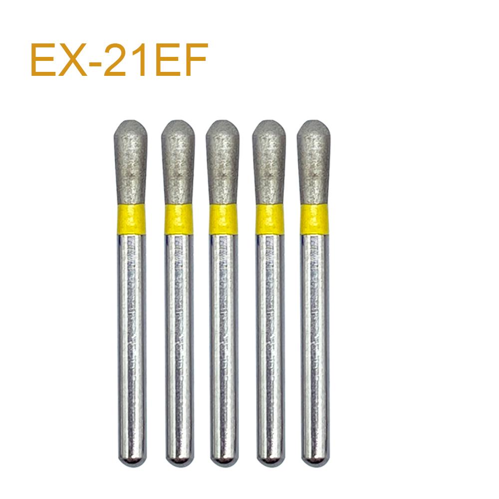 5Pcs/Pack, Jnsur Dental Diamond Burs Dental Drills For High Speed Handpiece Fg Dia 1.6Mm Dental Lab Technican Dentistry Material
