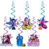 New KPop Demon Hunters Theme Birthday Party   Rumi Mira Zoey Birthday Balloons Cake Topper Backdrop Deco Party Toy Gift