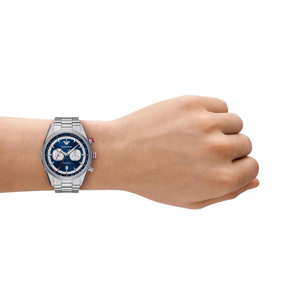 Emporio Armani AR11676 Silver Watch Men's