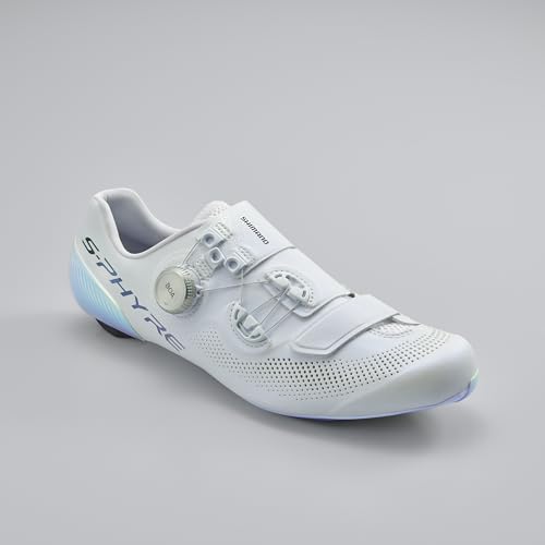 Shimano S-PHYRE Cycling Shoes SH-RC903P White, Size 41.5 (26.2cm)