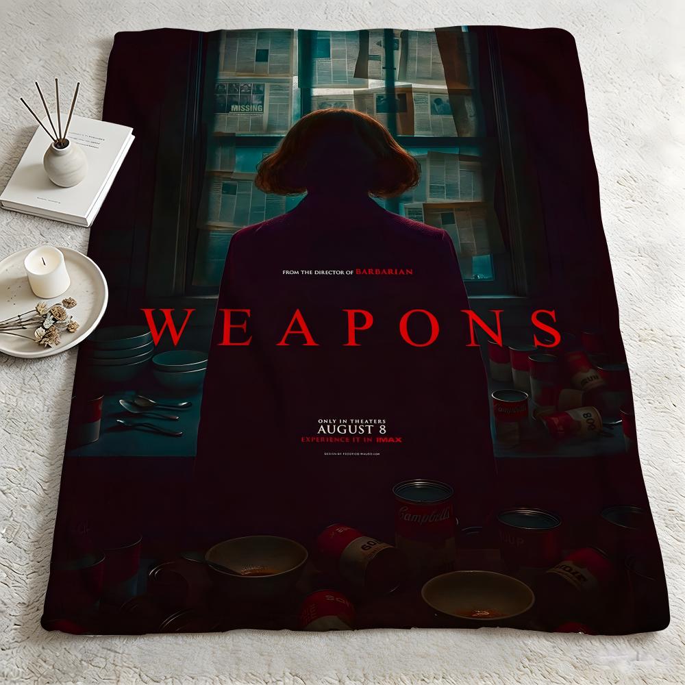 weapon W-Weapons-s Throw Warm Soft Flannel Blanket, Multi-use for Sofa Bed Camping Travel Nap
