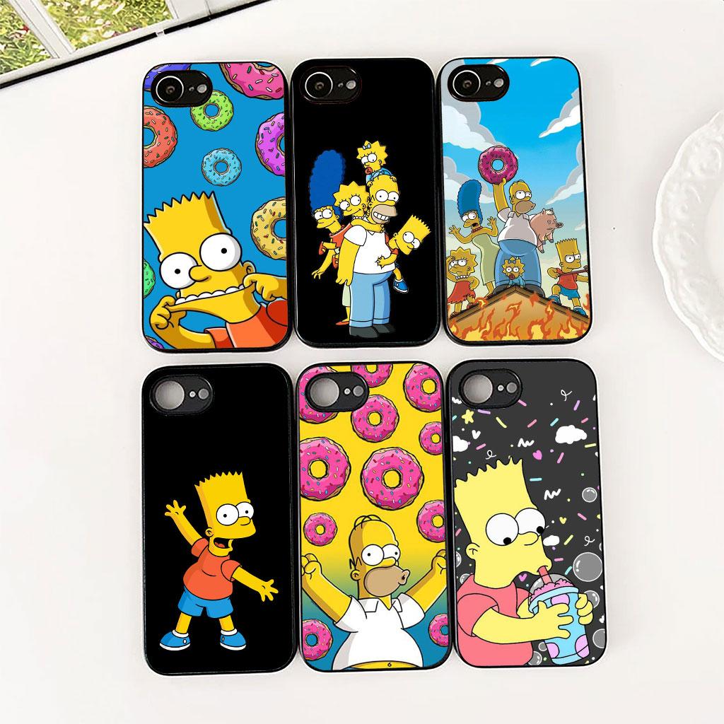 Barts Cartoon S-Simpsons Silicone Phone Cover for Xiaomi Poco C75 C65 C71 C85 X7 X6 M7 F7 F8 Ultra F6 Pro Soft Case