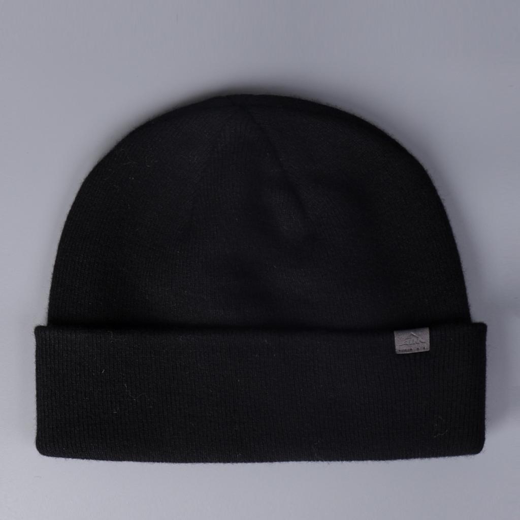 Pure Wool Knitted Hat  Versatile  Casual  Outdoor  Simple Style Woolen Hat  Fashionable Solid Color Cold Hat  Trendy