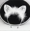 Korean Cute Lace Cat & Bunny Ears Headband - Cosplay & Makeup Hair Accessory
