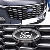 For Focus Mk2 Mk3 Fiesta Mk7 Ranger Mondeo Mk4 S-MAX Kuga 1Pc 15cm Car Front Grille Logo Trunk Accessories Hood Sticker