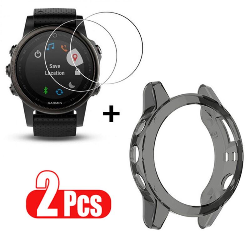 

Мягкий защитный чехол из ТПУ для Garmin Fenix ​​6 6x Pro 5, защитная пленка для экрана часов для Fenix ​​7x 7, гибкая пленка из закаленного стекла