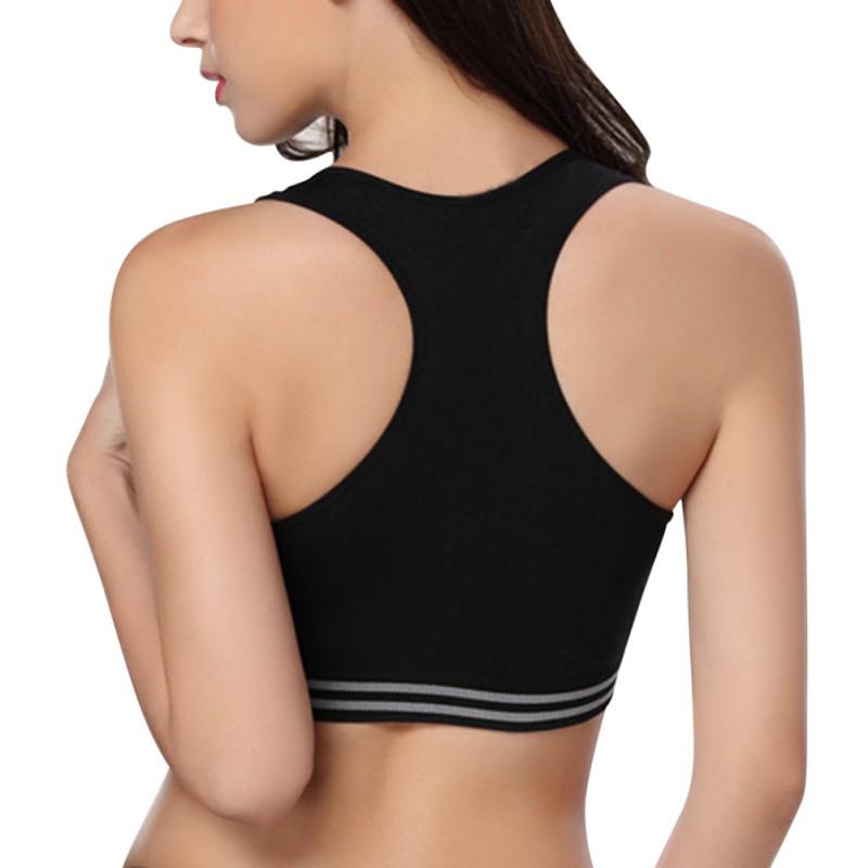 Women Professional Sport Bra  Quick Drying Fitness Padded Stretch Workout Bra Gym Training Running Tank Vest Underwear
