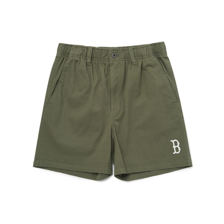 MLB Boston Red Sox Woven Logo Casual Shorts Unisex shorts Dark-Green 3ASMB0123-43KAS