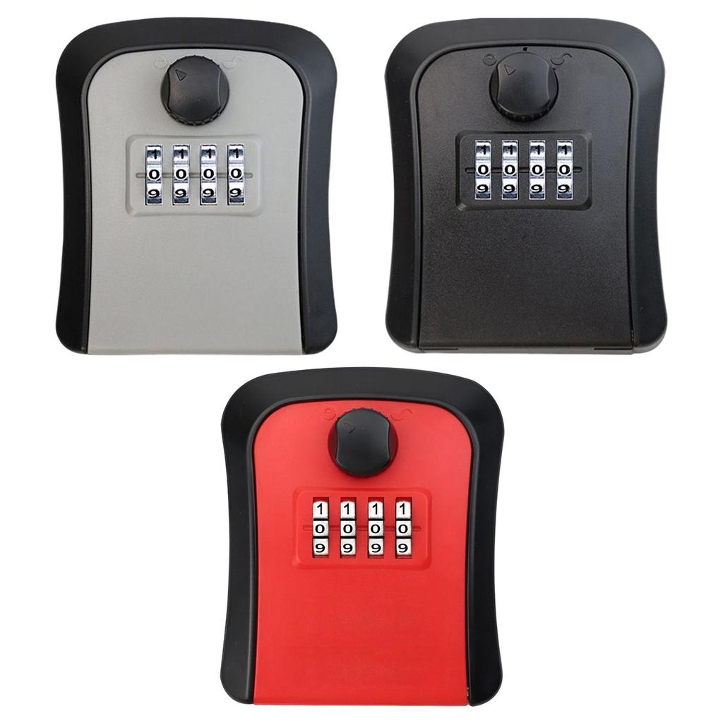 Portable Key Storage Lock Box Password Key Storage Case Combination Lock Box 4