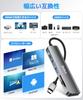 USB Hub HDMI Output 5Gbps USB USB 100W PD Docking Compatible with and Working from Home Type-C [4K & High-Speed Transfer] 6-in-1 Hub, 3.0, SD/TF