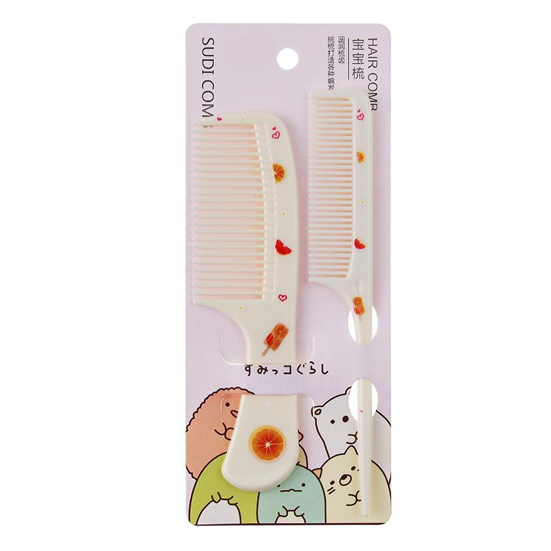 Fresh and Cute High-quality Cartoon Small Girl Comb, Portable Comb for Children, Hair-smoothing Comb for Home Use