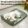 Large Dog Bed Anti-Slip Orthopedic Pet Pad with Removable Washable Cover Puppy Sleeping Cushion with Neck Support for Indoor Floor Small Medium Large