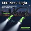 Rechargeable Neck Flashlight Dual Lights BBQ Lamp New LED Neck Light  Fishing Repair Camping BBQ
