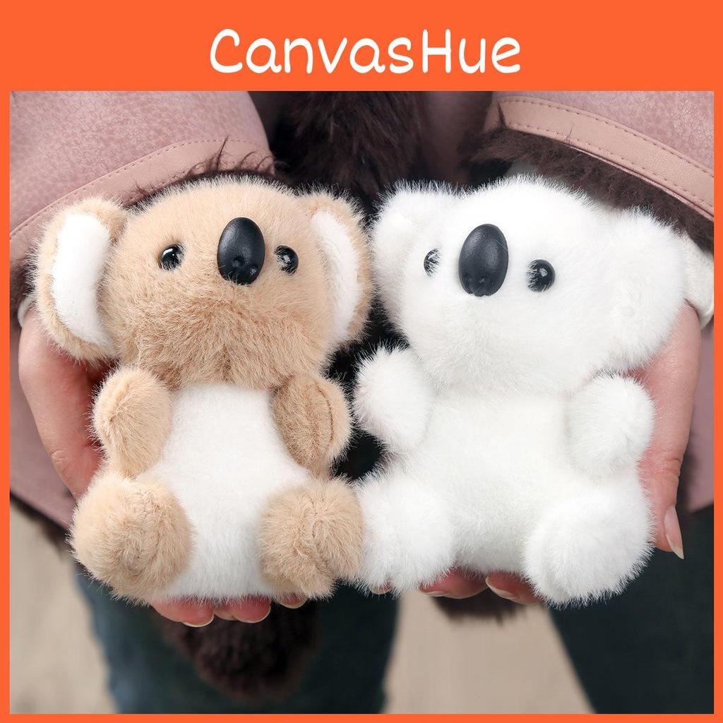 Adorable Koala Plush Keychain With Cotton Fill For Girls School Bag Decor