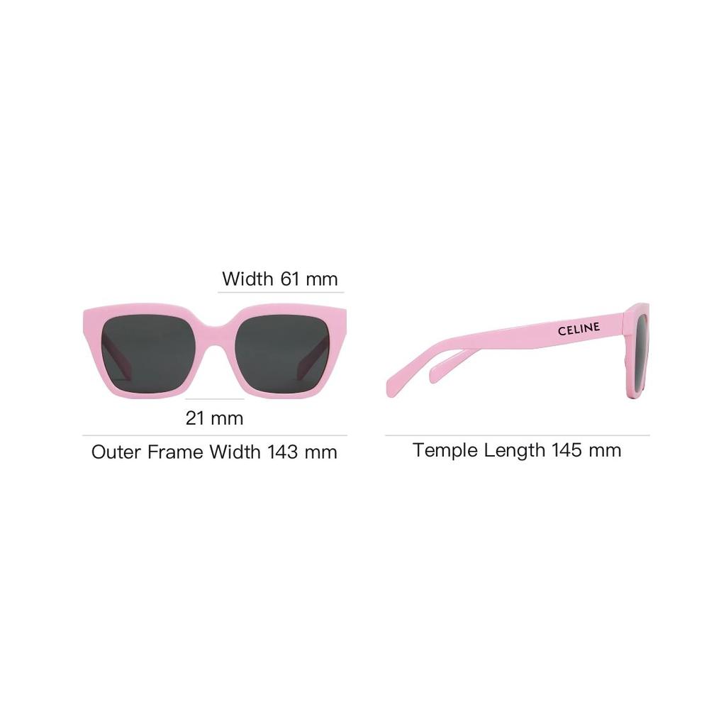 Celine Monochroms 03 Trendy Square Sunglasses Women Sunglasses Light-Pink 4S198CPLB.24LP