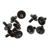 20PCS Metal Material Drum Kit Claw Hook Black Snare Drum Screw  Drum Set Maintenance