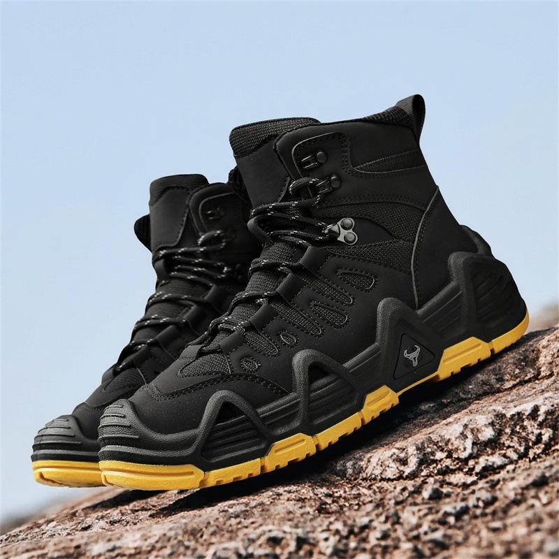 22 autumn Martin shoes long casual tactical boots outdoor combat hiking shoes waterproof hiking hiking shoes