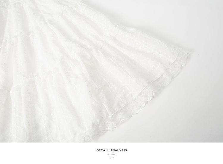 Girls' summer dress 2026 new children's fairy style floating skirt summer big children's white half skirt set