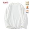 VANCL Men's Fleece-Lined Waffle Knit Crew Neck Long Sleeve Base Layer T-Shirt