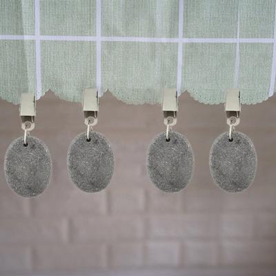 4Pcs Tablecloth Clip Compact Outdoor Tablecloth Weights Sturdy Marble Tablecloth Pendant for Picnics Parties