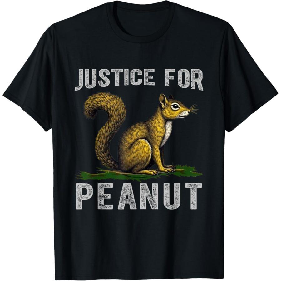 Justice For Peanut The Squirrel Tee - Peanut Squirre T-Shirt S