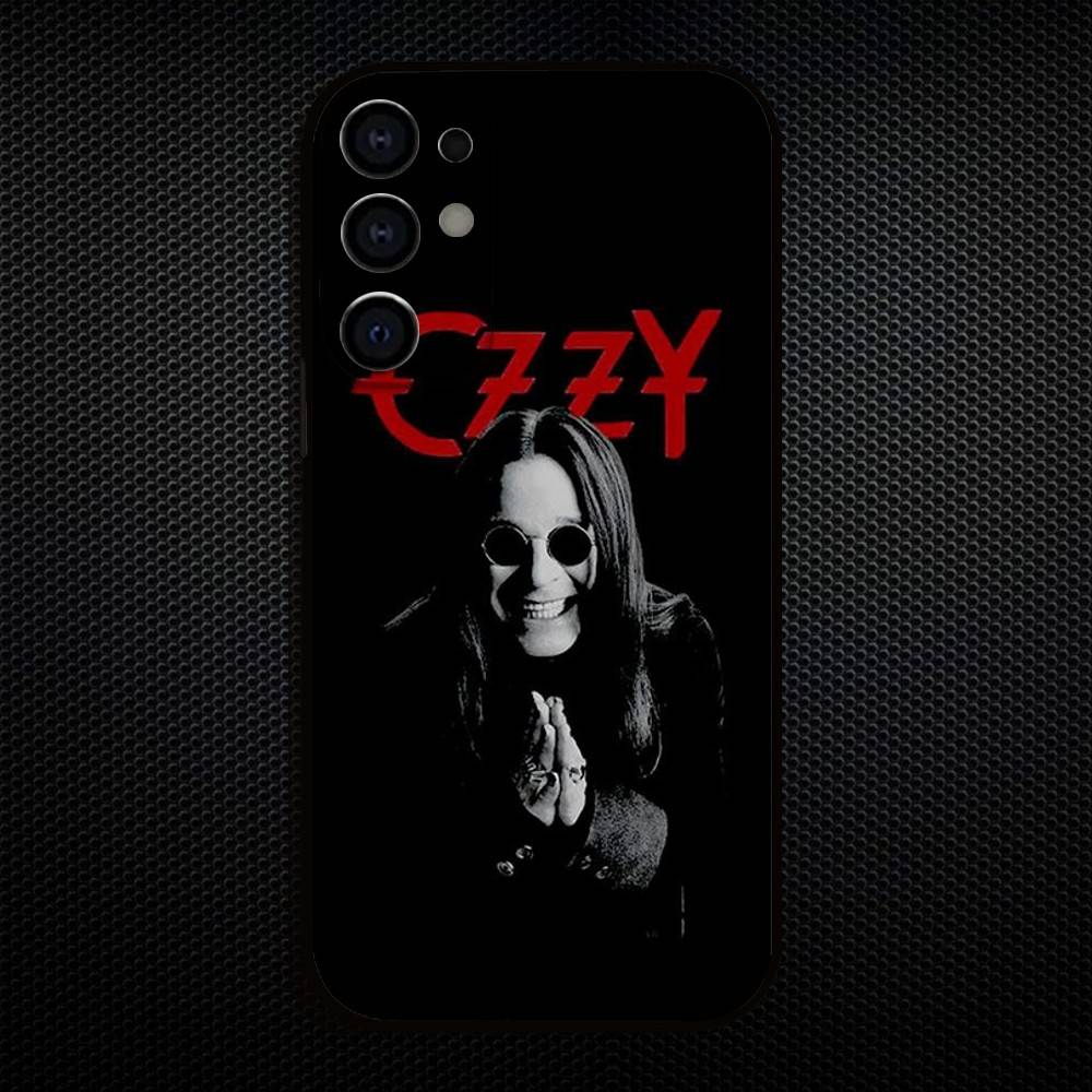 Custodia per Telefono Rock Singer O-Ozzy O-Osbourne Per Samsung S25,S24,S23,S22,S21,S20,Plus,Fe,Lite,Altri Copertura Morbida Nera