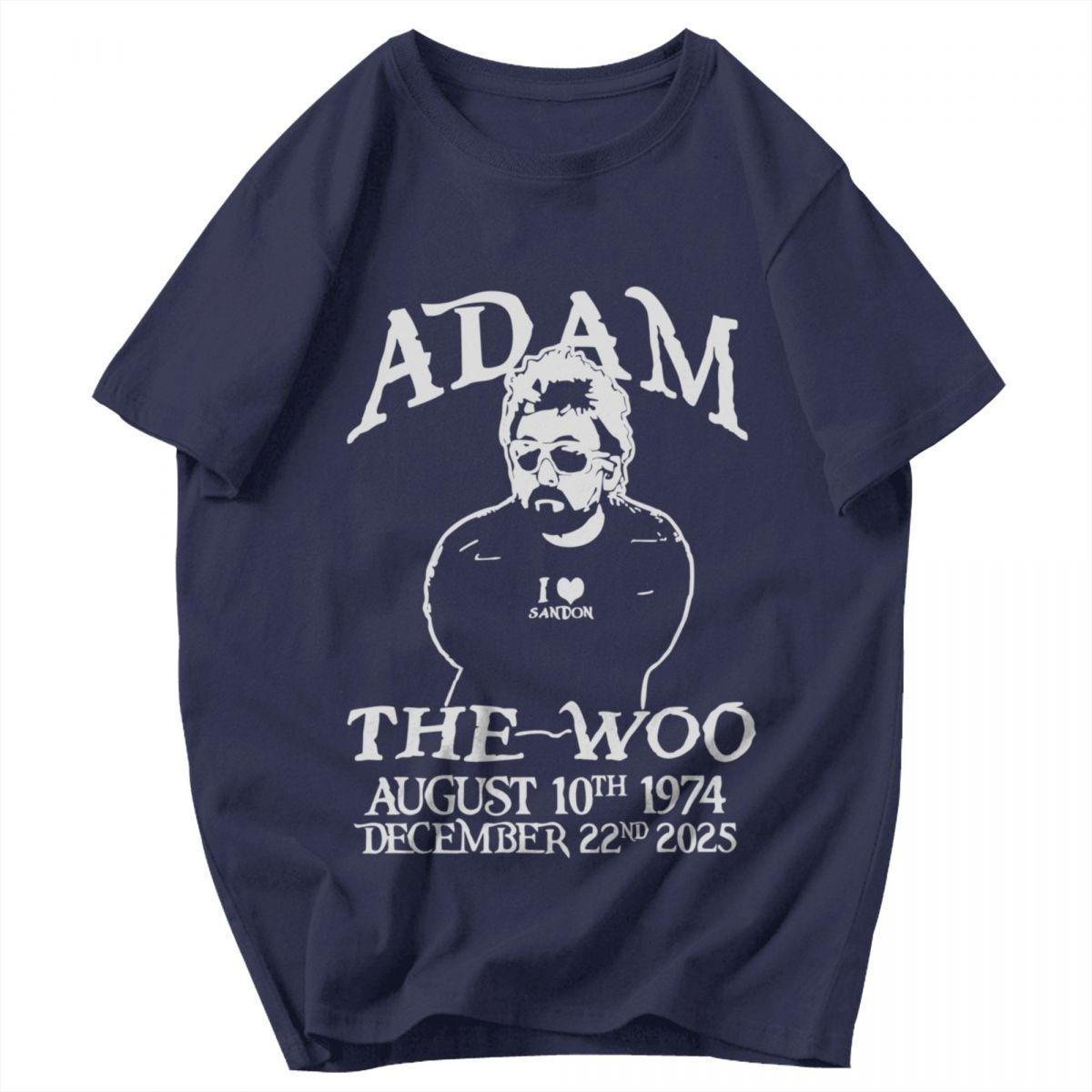 

Men T Shirt Adam The Woo RIP Vintage Unique Y2K Graphic Anime Unisex Clothing T Shirts 4XL