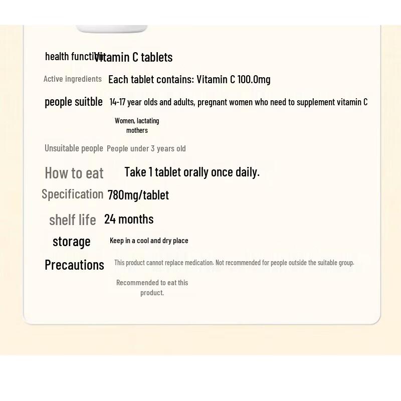 BYHEALTH Vitamin C Tablets, Sweet Orange Flavor