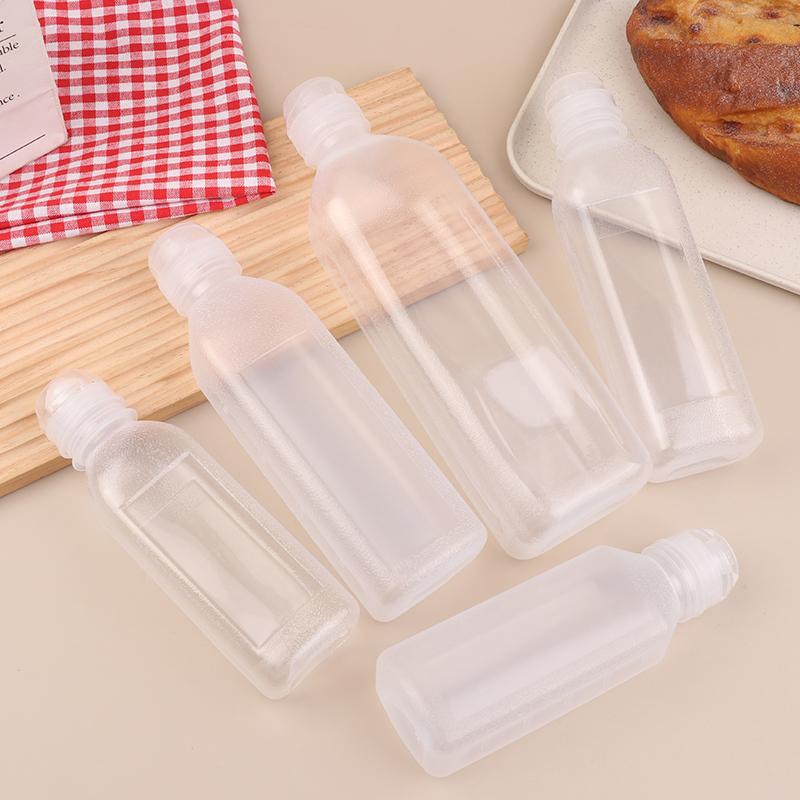 300/500/1000Ml Kitchen Oil Bottle Plastic Seasoning Squeeze Bottle For Salad Bbq Sauce Condiment Containers Cooking Tool