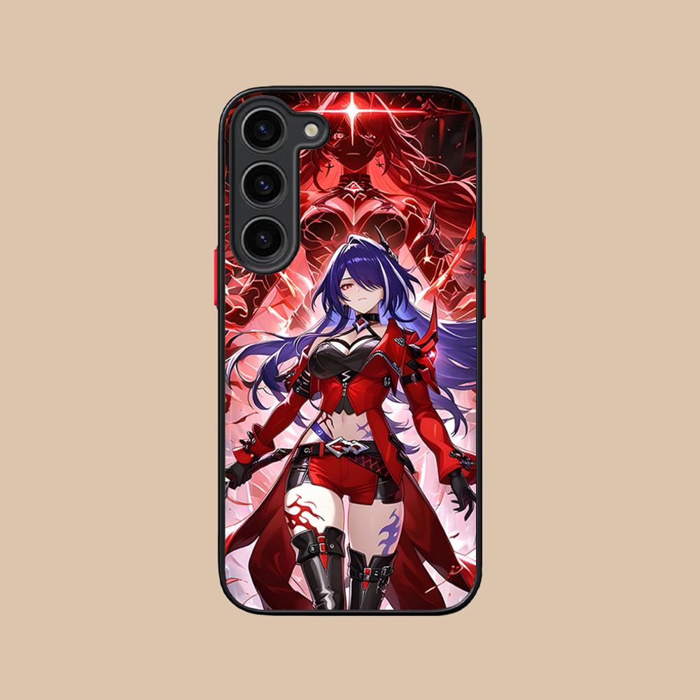 HSR Acheron Silicone Mobile Phone Case for Samsung Galaxy S26 S25 S24 S23 S22 S21 Plus FE Ultra Colorful Cover