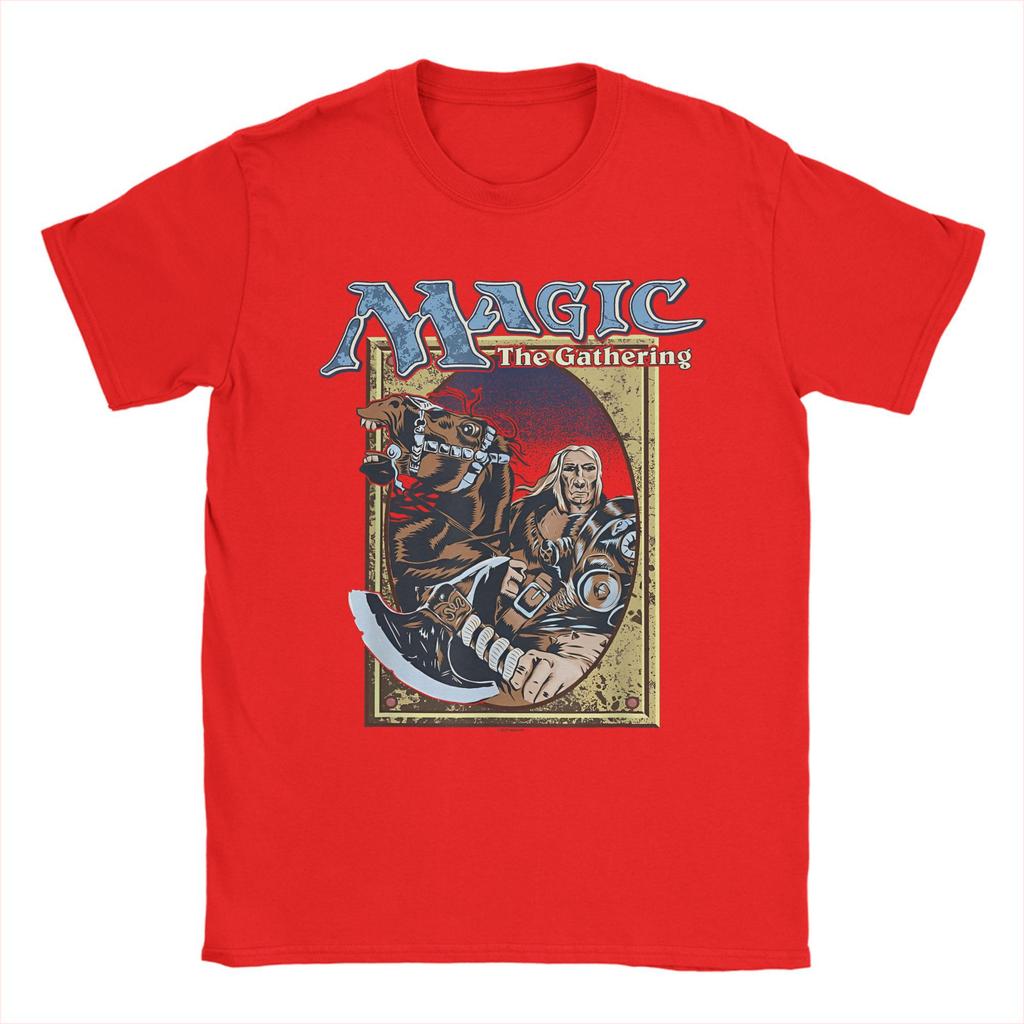 Men T-Shirt Games Gathering MTG Novelty 100% Cotton Tees Short Sleeve Fifth Edition Deck T Shirt O Neck Tops Gift Idea