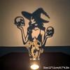 Halloween Decoration 2025 Decorative Candle Holder Scary Candlestick Ornament Desk Accessorie Room Decor Halloween Accessorie