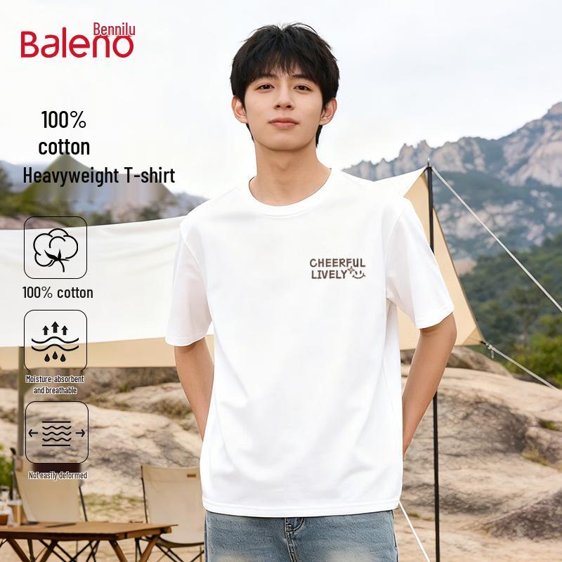 Baleno Men s 2026 Printed Pure Cotton T-Shirt 2XL