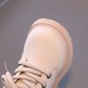 Girls' Korean-style Martin boots, new autumn and winter soft-soled boots for young children, stylish single-lining boots, boys' non-slip leather