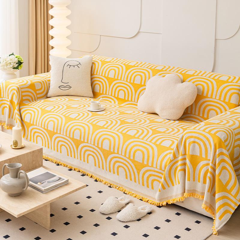 

Chenille Sand выпускает цельный чехол для дивана, универсальную подушку для дивана на все времена года, а также устойчивое к пятнам и кошачьим когтям полотенце для дивана 180*130cm