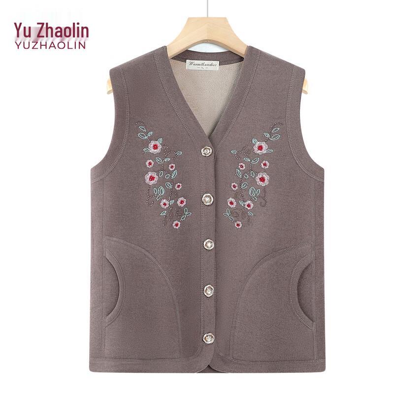 

YUZHAOLIN Women s Plus Velvet Winter Vest XL