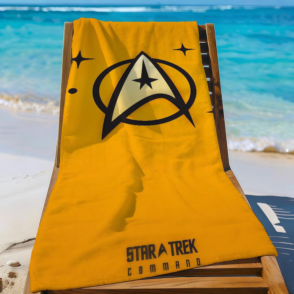 TV S-Star T-Trek Towel Beach Shower Bath Travel Lightweight Skin Friendly for Pool Camping Cruise Summer