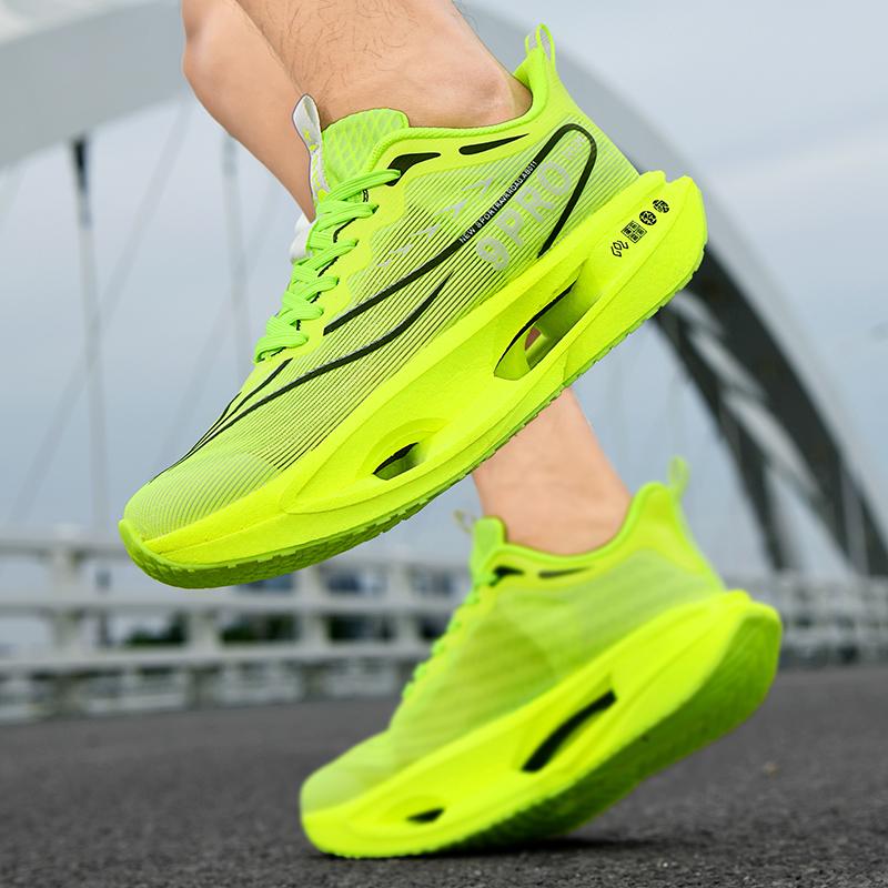 Cushioning Running Shoes 9PRO for Men Carbon Board Sneakers Outdoor Training Sports Lightweight Breathable Shoes Women's