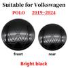 T24Volkswagen Polo Car Logo Emblem Badge Sticker for 2019-2024 Models Front Grille & Rear Trunk Auto Exterior Decoration